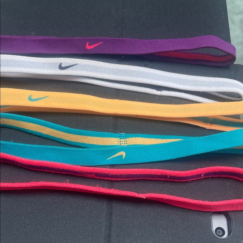 Nike Women's Hairbands - Purple, White, Yellow, Teal, Pink